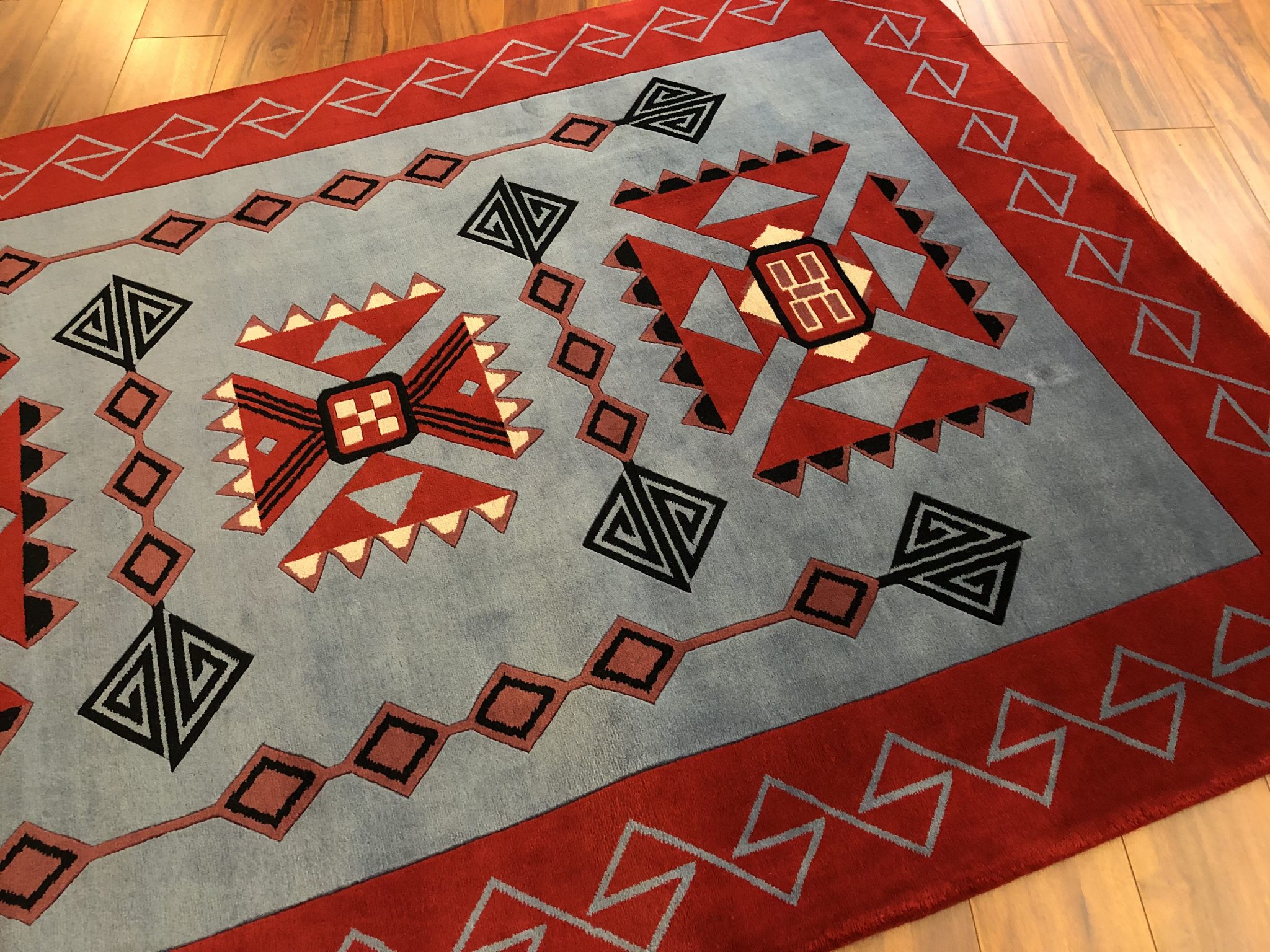 Pendleton Rug 6b SOLD - Pendleton Wool Rug - Modern to Vintage