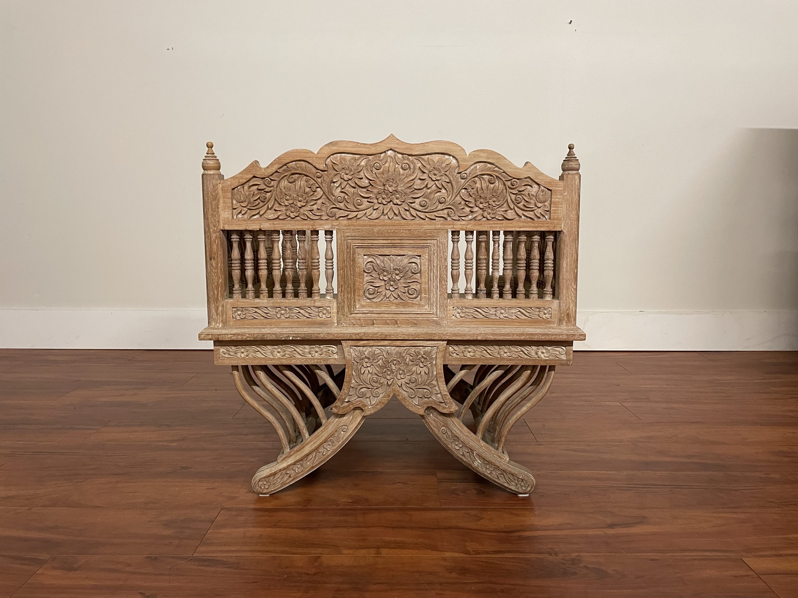 SOLD - Vintage Thai Howdah Elephant Chair - Modern to Vintage