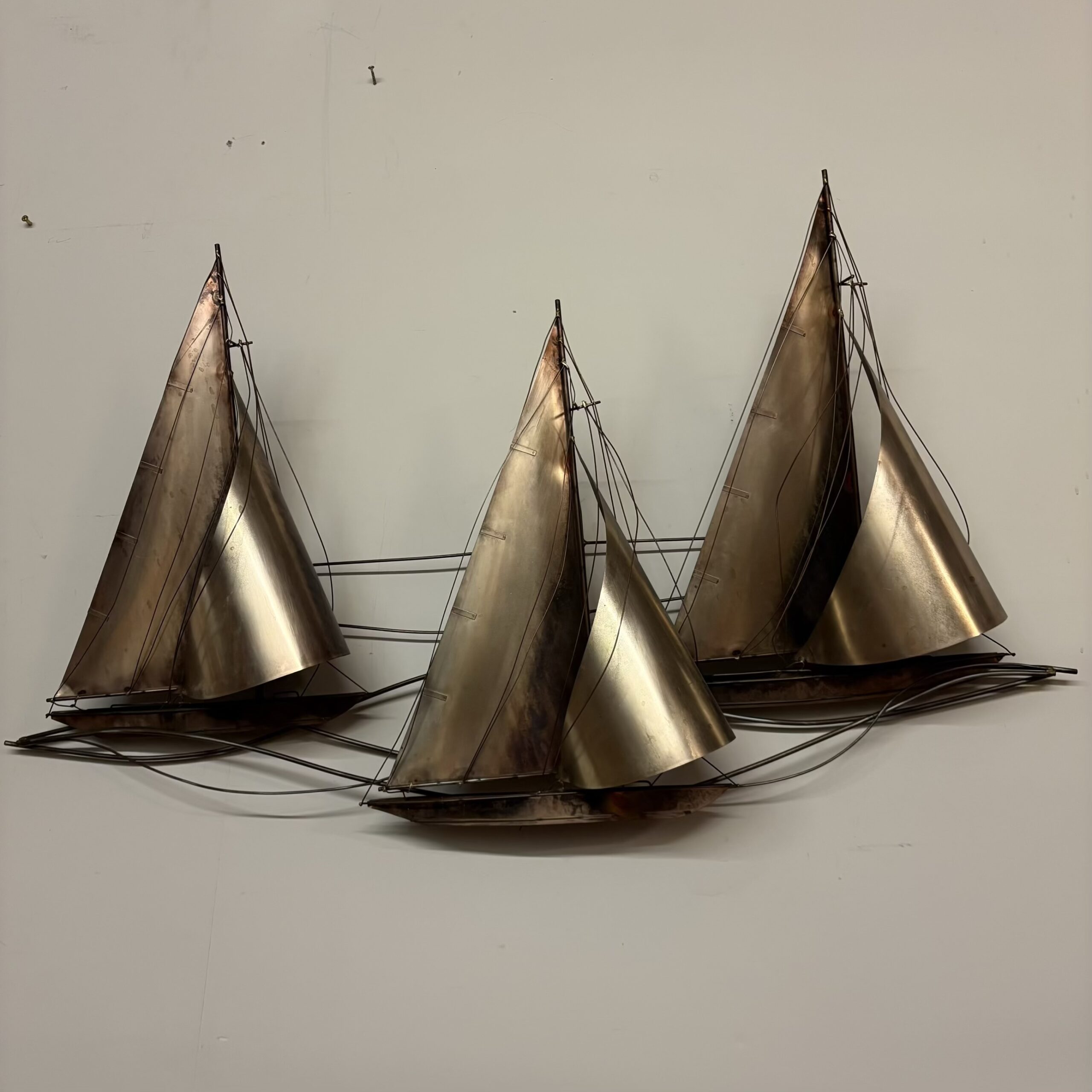 Curtis Jere Sailboats Wall Sculpture – $995