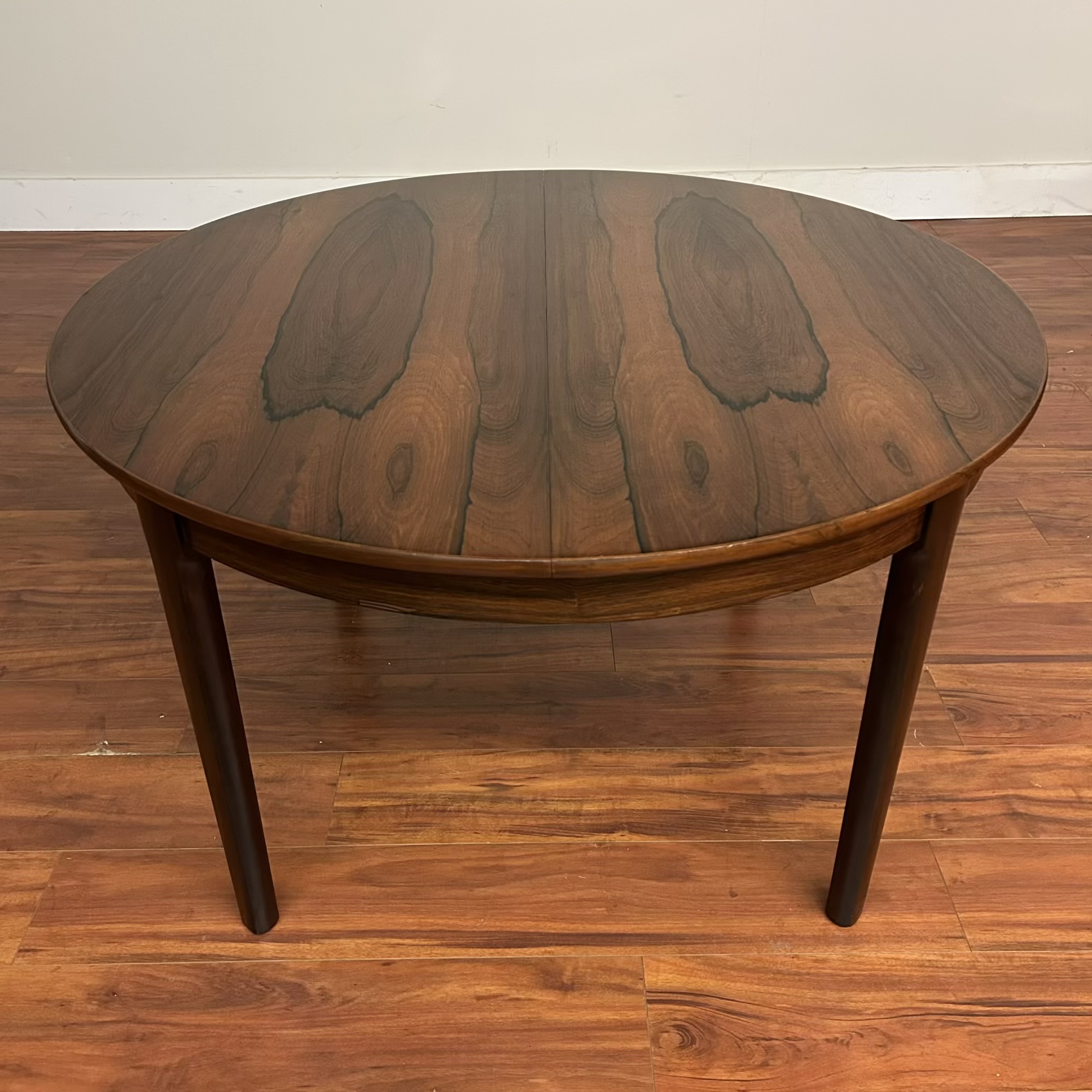 Danish Modern Rosewood Two Leaf Dining Table – $2995