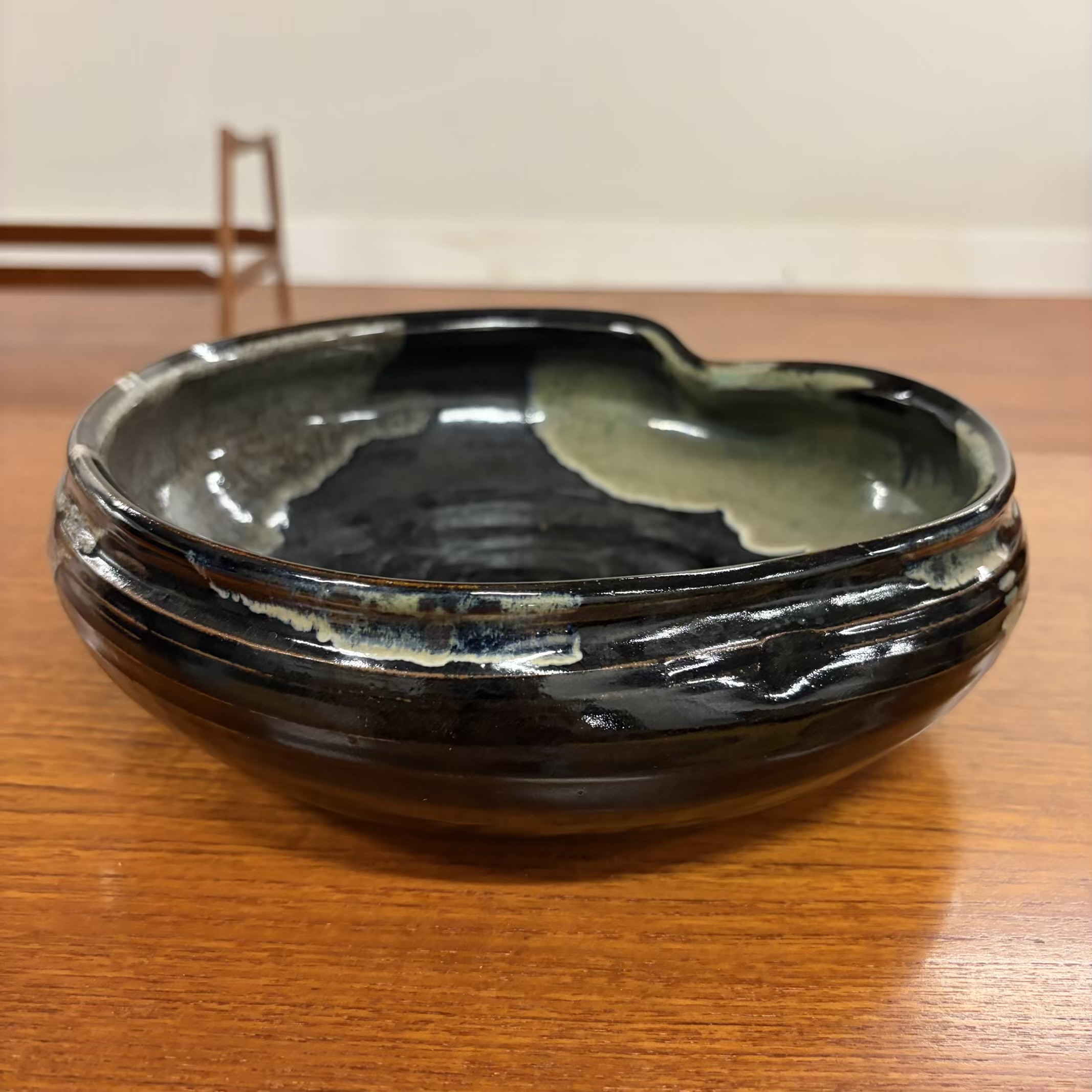 Japanese Tamba Tachikui Ware Studio Pottery Bowl – $175