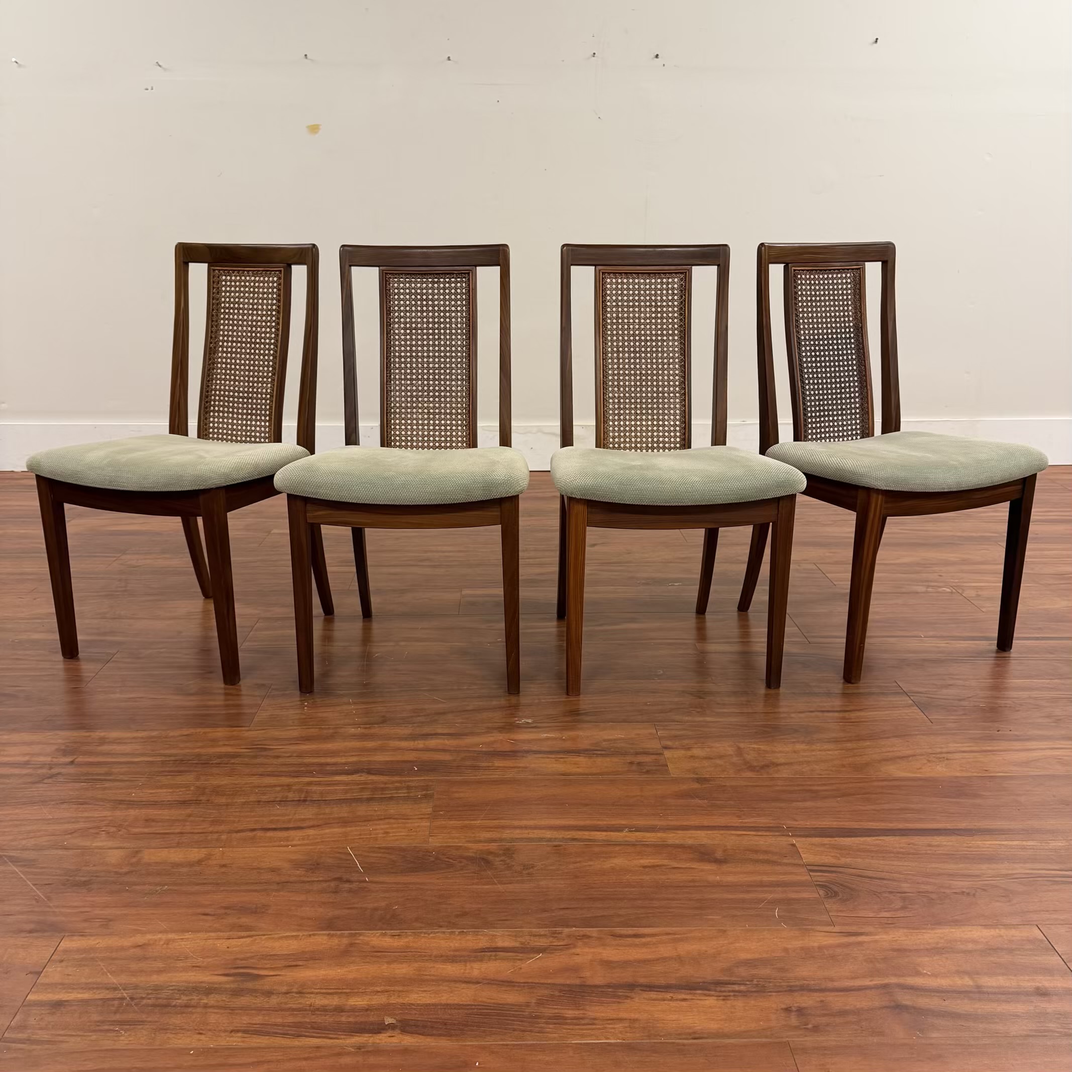 G-Plan Cane Back Dining Chairs Set of 4 – $1095