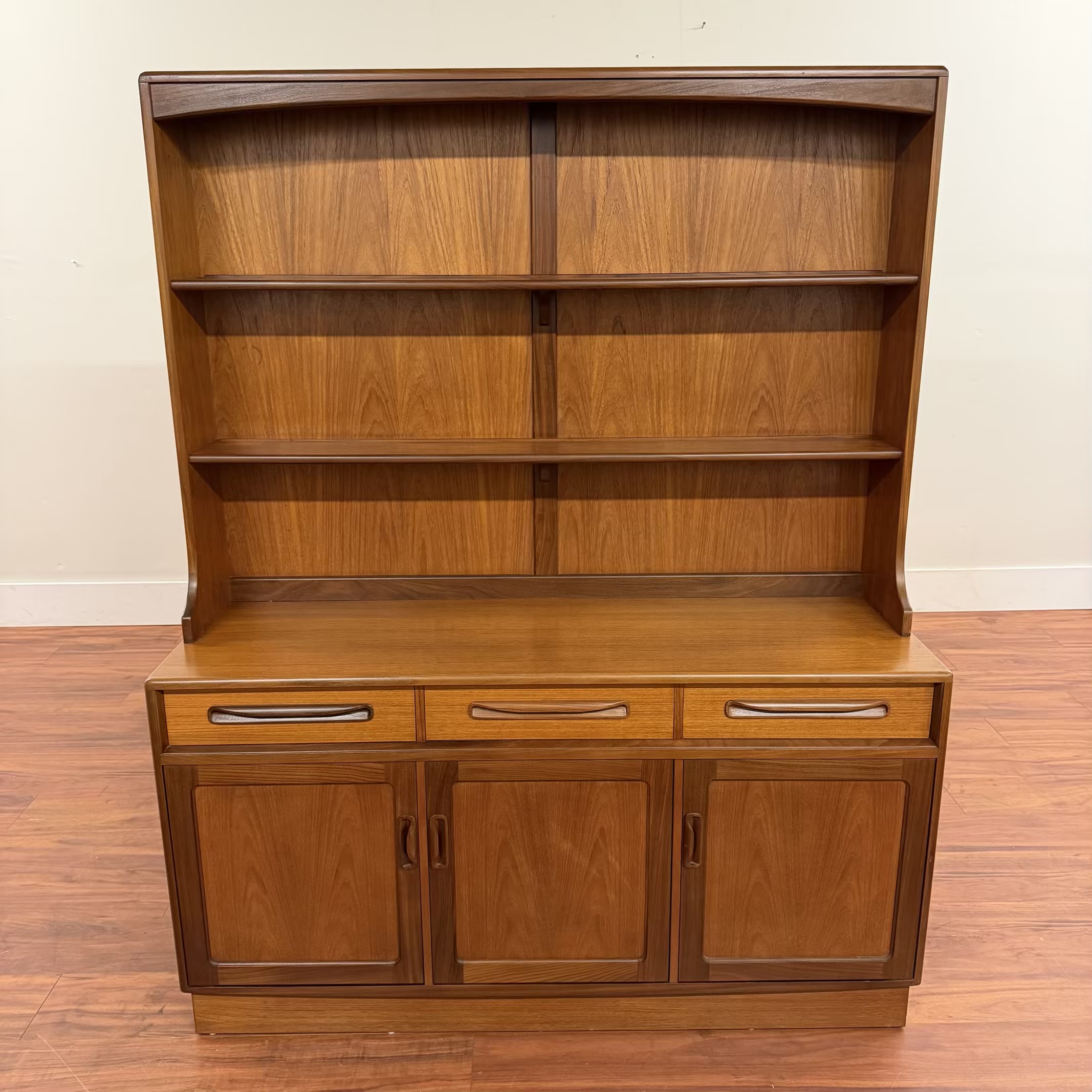 G-Plan Fresco 2-Piece Teak Sideboard with Hutch – $1695