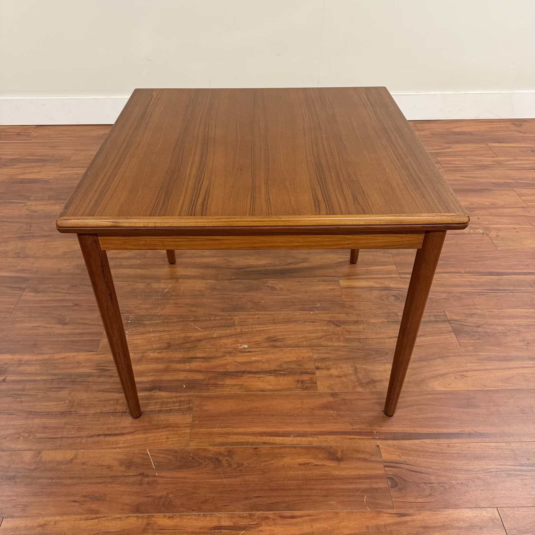 Vintage Teak Flip Top Extendable Dining Table – $1495